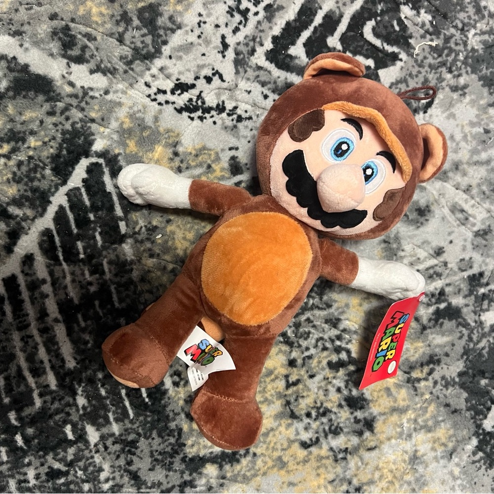 Tanookie Mario plush
